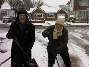 Richard and Heather gritting