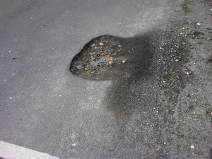 pothole - eaton rd